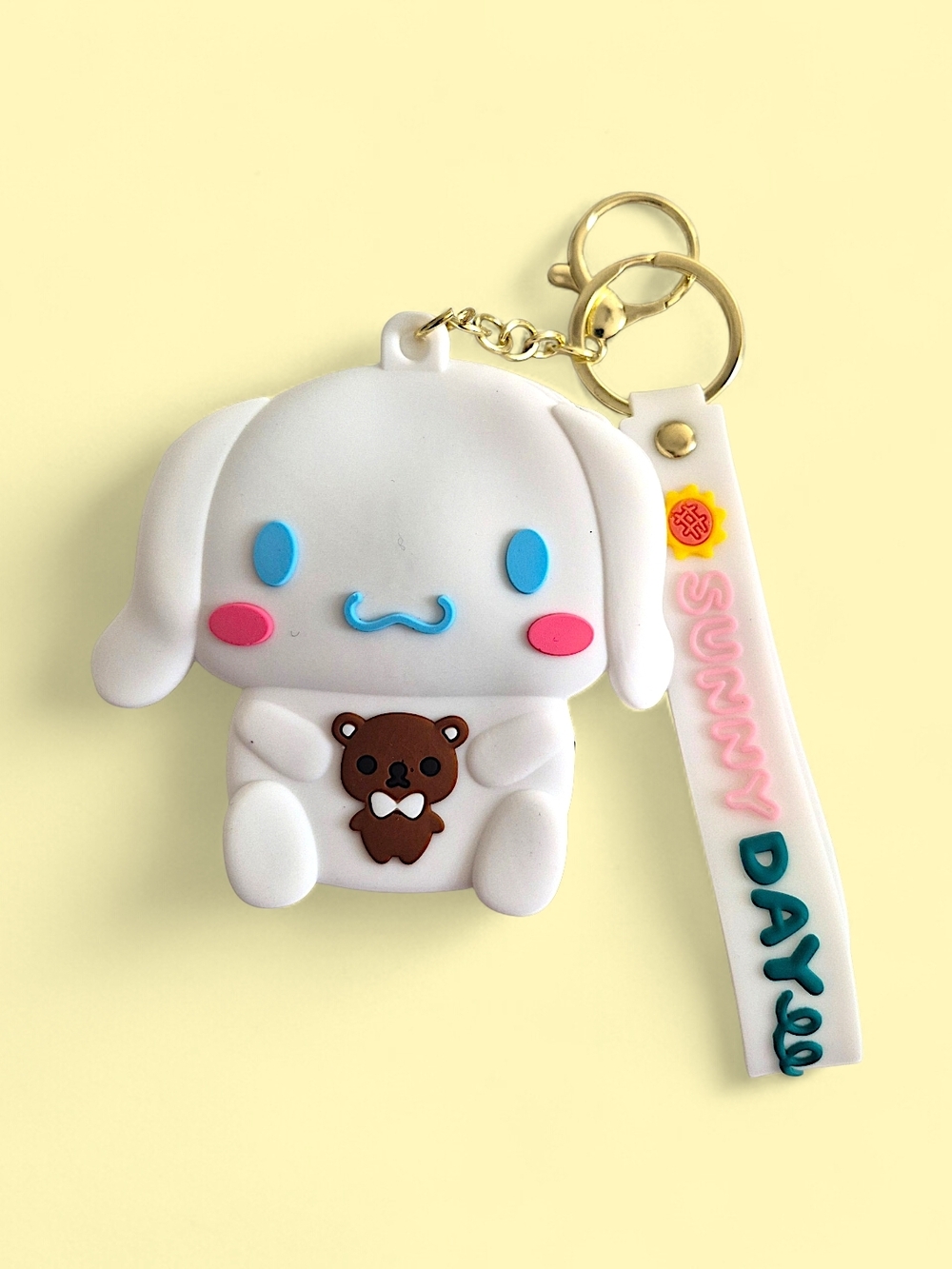 Precious Cinnamarol Zipped Pouch Keychain with Matching Strap